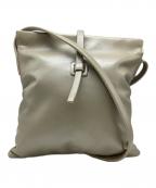LOEWEロエベ）の古着「アナグラムレザーショルダーバッグ」｜グレー