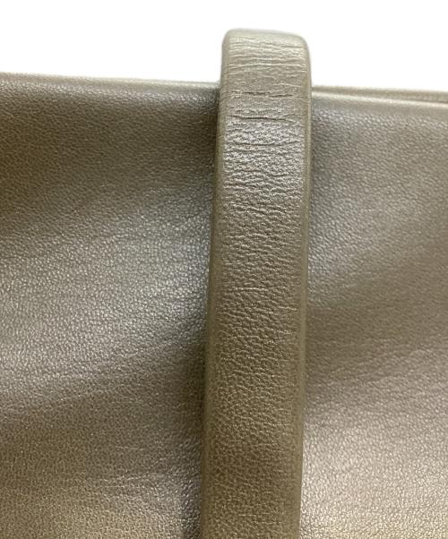 LOEWE（ロエベ）LOEWE (ロエベ) アナグラムレザーショルダーバッグ グレーの古着・服飾アイテム