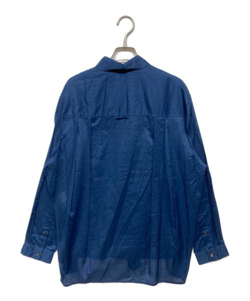DEMYLEE（デミリー）DEMYLEE (デミリー) フリルシャツ ネイビー サイズ:XSの古着・服飾アイテム