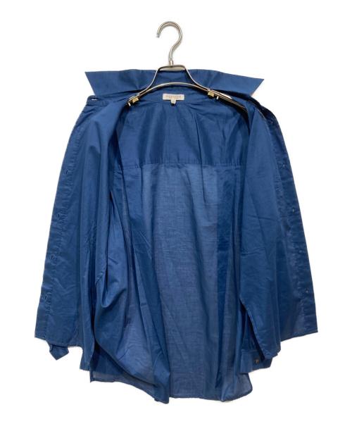 DEMYLEE（デミリー）DEMYLEE (デミリー) フリルシャツ ネイビー サイズ:XSの古着・服飾アイテム