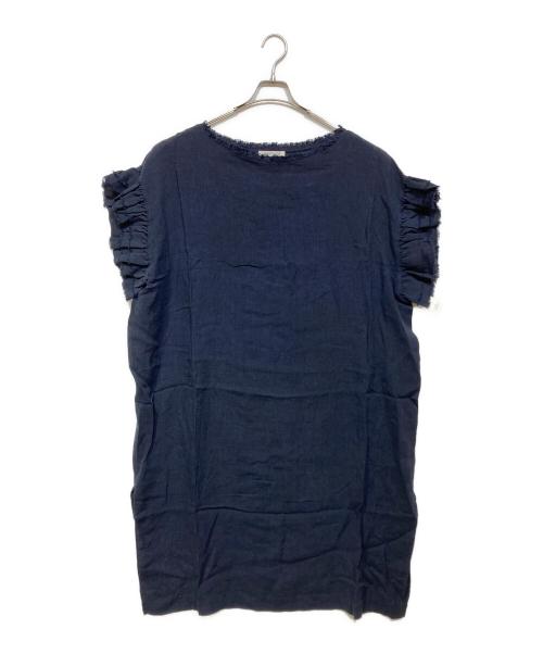 house of lotus（ハウスオブロータス）house of lotus (ハウスオブロータス) リネンワンピース ネイビー サイズ:Mの古着・服飾アイテム
