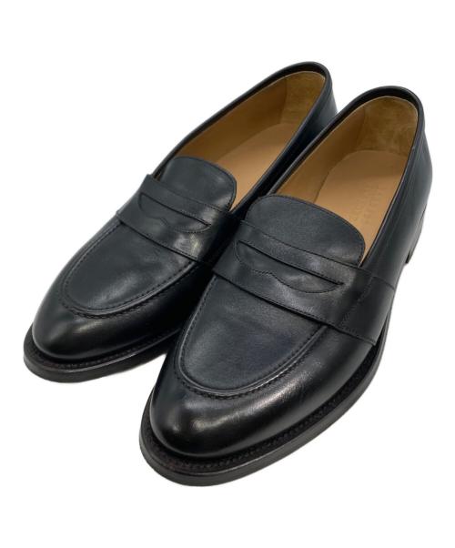 BARNEYS NEWYORK（バーニーズ・ニューヨーク）BARNEYS NEWYORK (バーニーズ・ニューヨーク) コインローファー ブラック サイズ:42の古着・服飾アイテム