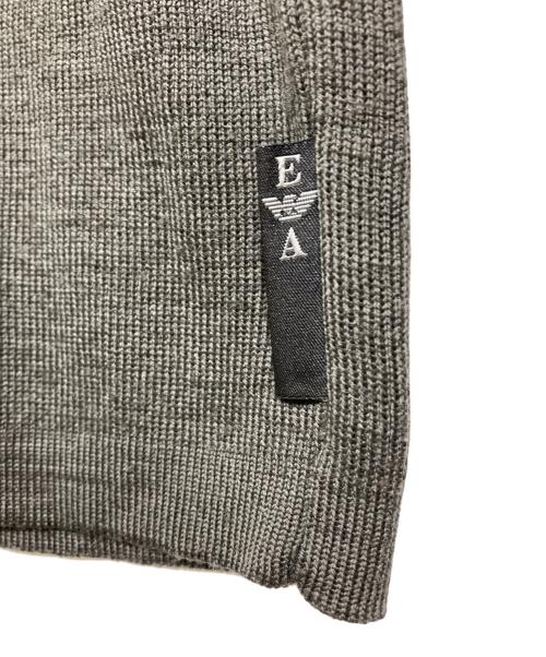 EMPORIO ARMANI（エンポリオ アルマーニ）EMPORIO ARMANI (エンポリオ アルマーニ) ハイネックジップニット グレー サイズ:Mの古着・服飾アイテム