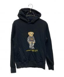 POLO RALPH LAUREN（ポロ・ラルフローレン）の古着「ポロベアパーカー」｜ブラック