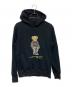 POLO RALPH LAUREN（ポロ・ラルフローレン）の古着「ポロベアパーカー」｜ブラック