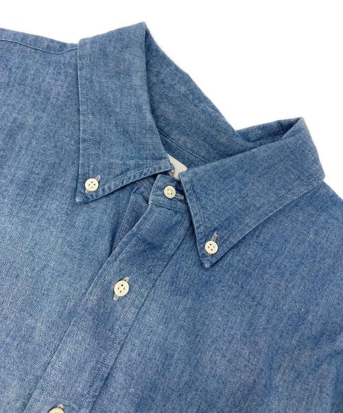 D.C.WHITE（ディーシーホワイト）D.C.WHITE (ディーシーホワイト) IVY BD SHIRTS インディゴ サイズ:Lの古着・服飾アイテム