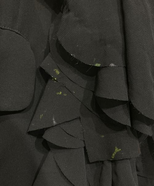COMME des GARCONS COMME des GARCONS（コムデギャルソン コムデギャルソン）COMME des GARCONS COMME des GARCONS (コムデギャルソン コムデギャルソン) フリルブラウス ブラック サイズ:XSの古着・服飾アイテム