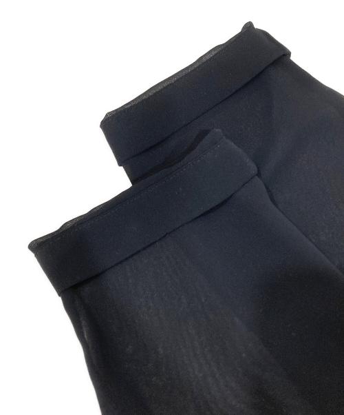 COMME des GARCONS COMME des GARCONS（コムデギャルソン コムデギャルソン）COMME des GARCONS COMME des GARCONS (コムデギャルソン コムデギャルソン) フリルブラウス ブラック サイズ:XSの古着・服飾アイテム