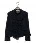 COMME des GARCONS COMME des GARCONS（コムデギャルソン コムデギャルソン）の古着「フリルブラウス」｜ブラック