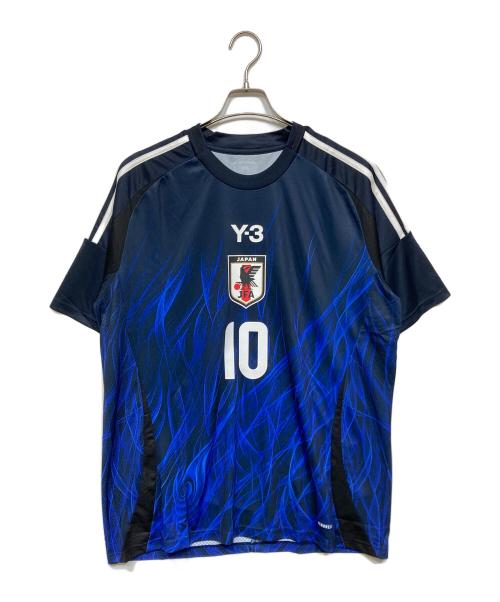 Y-3（ワイスリー）Y-3 (ワイスリー) JFA (ジェーエフエー) ゲームシャツ ネイビー サイズ:3XL 未使用品の古着・服飾アイテム