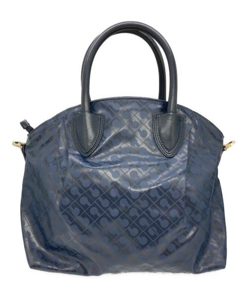 GHERARDINI（ゲラルディーニ）GHERARDINI (ゲラルディーニ) 2WAYショルダーバッグ ネイビーの古着・服飾アイテム