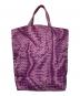 BOTTEGA VENETA (ボッテガベネタ) ナイロン プリントハンドバッグ パープル：12000円