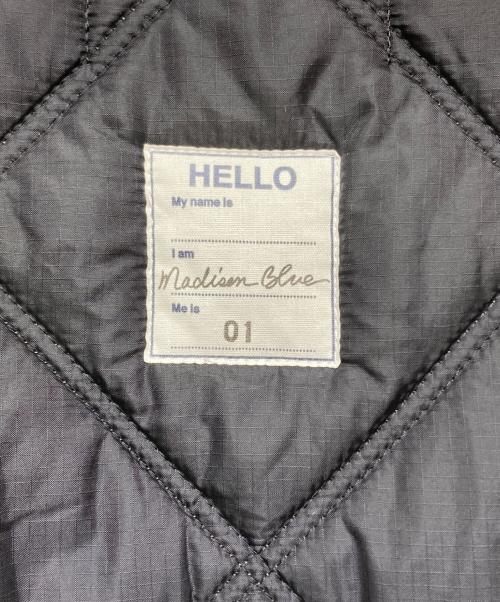 MADISON BLUE（マディソンブルー）MADISON BLUE (マディソンブルー) LINER COAT D QUILTING COAT（ライナー コート ディー キルティング コート） ブラック サイズ:1の古着・服飾アイテム