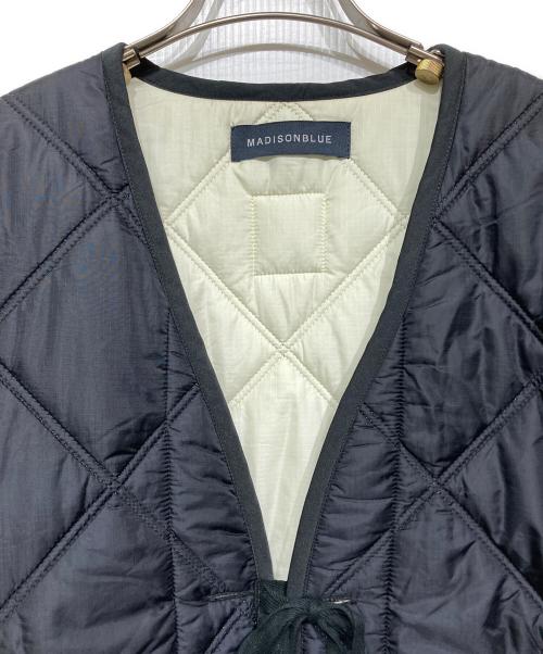 MADISON BLUE（マディソンブルー）MADISON BLUE (マディソンブルー) LINER COAT D QUILTING COAT（ライナー コート ディー キルティング コート） ブラック サイズ:1の古着・服飾アイテム