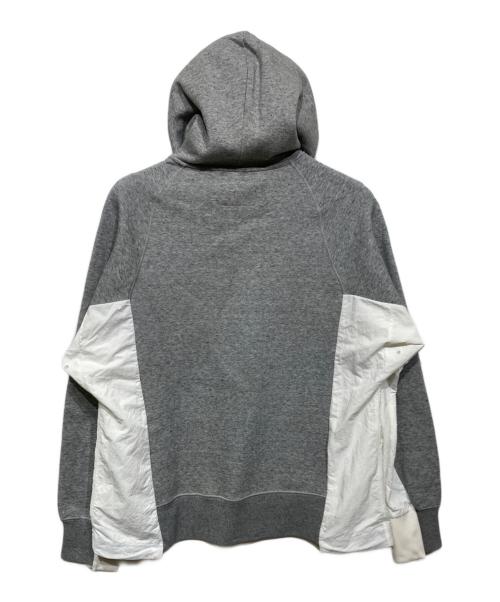 NIKE（ナイキ）NIKE (ナイキ) sacai (サカイ) NRG Pullover Hoodie グレー サイズ:Mの古着・服飾アイテム