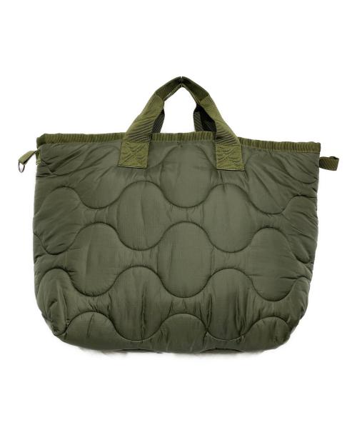 MADISON BLUE（マディソンブルー）MADISON BLUE (マディソンブルー) 2WAYキルティングショルダーバッグ オリーブの古着・服飾アイテム