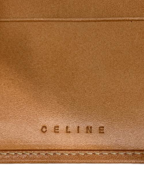 CELINE（セリーヌ）CELINE (セリーヌ) マカダム柄2つ折り財布 ベージュの古着・服飾アイテム