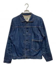 TCB jeans（ティーシービー ジーンズ）の古着「Two Cat's Blouse Natural Indigo」｜インディゴ