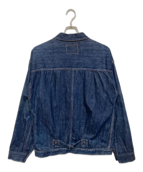 TCB jeans（ティーシービー ジーンズ）TCB jeans (ティーシービー ジーンズ) Two Cat's Blouse Natural Indigo インディゴ サイズ:42の古着・服飾アイテム
