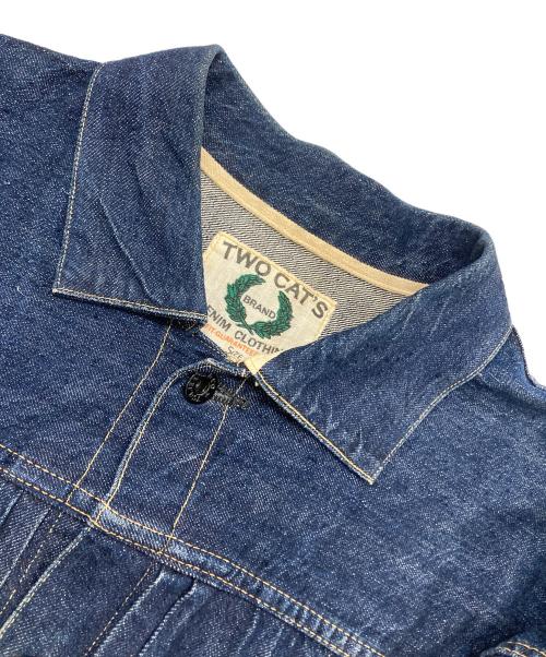TCB jeans（ティーシービー ジーンズ）TCB jeans (ティーシービー ジーンズ) Two Cat's Blouse Natural Indigo インディゴ サイズ:42の古着・服飾アイテム