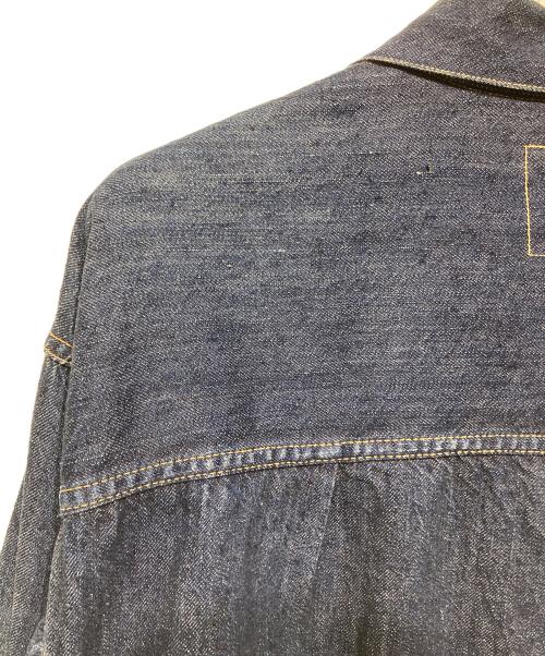 TCB jeans（ティーシービー ジーンズ）TCB jeans (ティーシービー ジーンズ) Two Cat's Blouse Natural Indigo インディゴ サイズ:42の古着・服飾アイテム