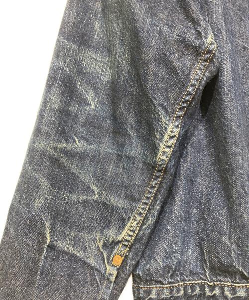 TCB jeans（ティーシービー ジーンズ）TCB jeans (ティーシービー ジーンズ) Two Cat's Blouse Natural Indigo インディゴ サイズ:42の古着・服飾アイテム
