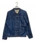 TCB jeans（ティーシービー ジーンズ）の古着「Two Cat's Blouse Natural Indigo」｜インディゴ