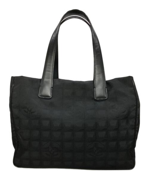 CHANEL（シャネル）CHANEL (シャネル) ニュートラベルライン MM トートバッグ ブラックの古着・服飾アイテム