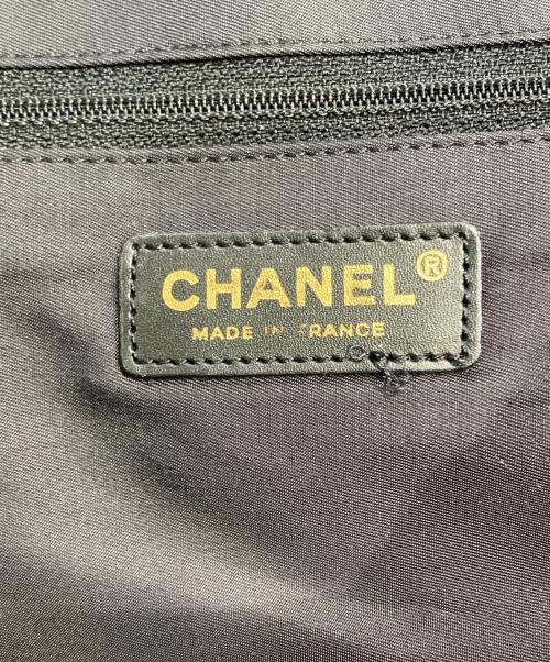 CHANEL（シャネル）CHANEL (シャネル) ニュートラベルライン MM トートバッグ ブラックの古着・服飾アイテム