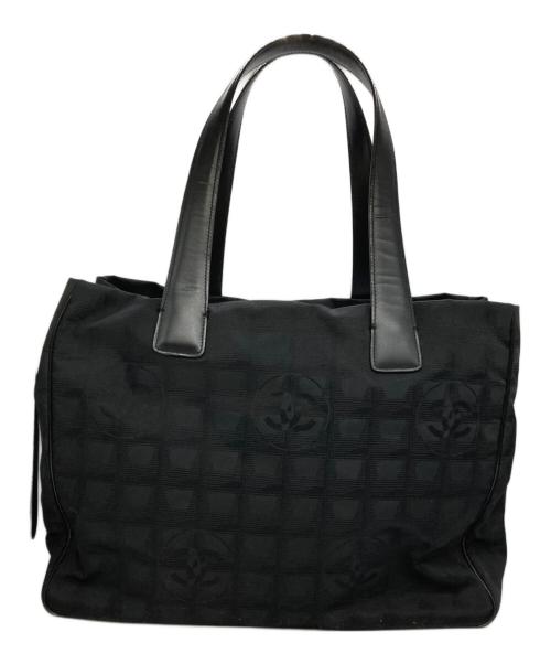 CHANEL（シャネル）CHANEL (シャネル) ニュートラベルライン MM トートバッグ ブラックの古着・服飾アイテム