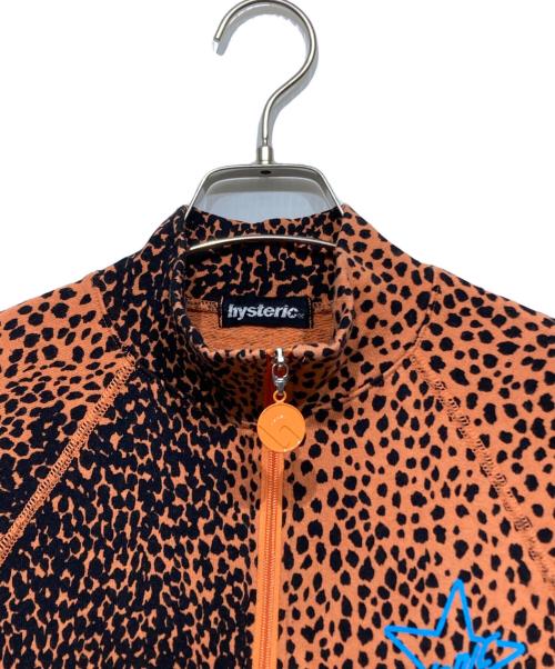 Hysteric Glamour（ヒステリックグラマー）Hysteric Glamour (ヒステリックグラマー) ジップジャケット オレンジ×ブラック サイズ:FREEの古着・服飾アイテム