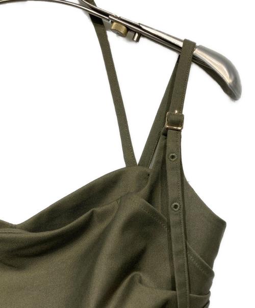 Snidel（スナイデル）Snidel (スナイデル) スイッチングキャミワンピース オリーブの古着・服飾アイテム