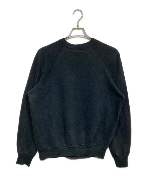 BASSETT WALKER（バセットウォーカー）BASSETT WALKER (バセットウォーカー) プリントスウェット ブラック サイズ:XLの古着・服飾アイテム