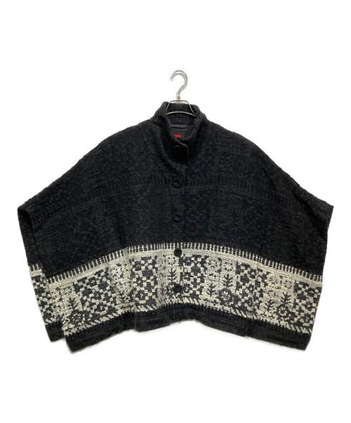 HaaT（ハート）HaaT (ハート) ポンチョ　HA33FJ581 ブラック サイズ:２の古着・服飾アイテム