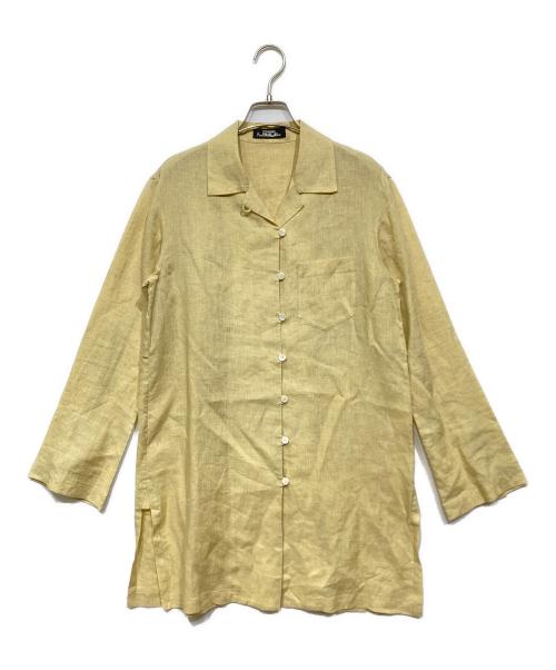 ISSEY MIYAKE PERMANENTE（イッセイミヤケ ペルマネンテ）ISSEY MIYAKE PERMANENTE (イッセイミヤケ ペルマネンテ) ロング丈シャツ イエロー サイズ:2の古着・服飾アイテム