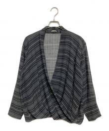 ISSEY MIYAKE PERMANENTE（イッセイミヤケ ペルマネンテ）の古着「カシュクールシャツ」｜グレー