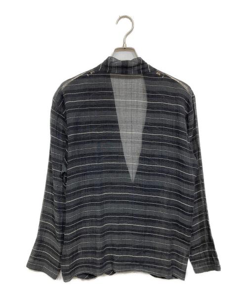 ISSEY MIYAKE PERMANENTE（イッセイミヤケ ペルマネンテ）ISSEY MIYAKE PERMANENTE (イッセイミヤケ ペルマネンテ) カシュクールシャツ グレー サイズ:Mの古着・服飾アイテム