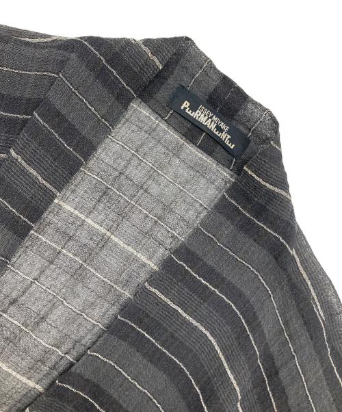 ISSEY MIYAKE PERMANENTE（イッセイミヤケ ペルマネンテ）ISSEY MIYAKE PERMANENTE (イッセイミヤケ ペルマネンテ) カシュクールシャツ グレー サイズ:Mの古着・服飾アイテム