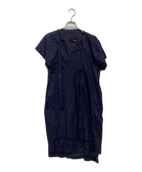 tricot COMME des GARCONS（トリココムデギャルソン）tricot COMME des GARCONS (トリココムデギャルソン) シャツワンピース TI-O024 ネイビー サイズ:Sの古着・服飾アイテム