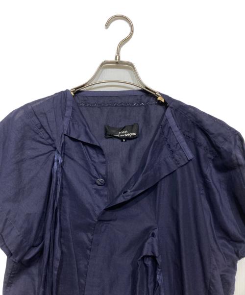 tricot COMME des GARCONS（トリココムデギャルソン）tricot COMME des GARCONS (トリココムデギャルソン) シャツワンピース TI-O024 ネイビー サイズ:Sの古着・服飾アイテム