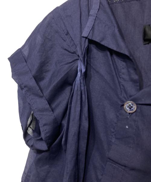 tricot COMME des GARCONS（トリココムデギャルソン）tricot COMME des GARCONS (トリココムデギャルソン) シャツワンピース TI-O024 ネイビー サイズ:Sの古着・服飾アイテム