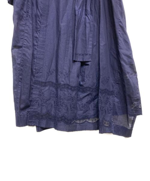 tricot COMME des GARCONS（トリココムデギャルソン）tricot COMME des GARCONS (トリココムデギャルソン) シャツワンピース TI-O024 ネイビー サイズ:Sの古着・服飾アイテム