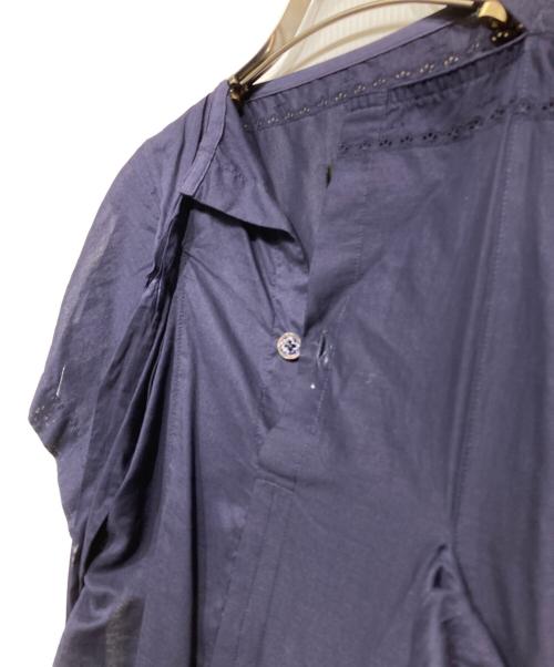 tricot COMME des GARCONS（トリココムデギャルソン）tricot COMME des GARCONS (トリココムデギャルソン) シャツワンピース TI-O024 ネイビー サイズ:Sの古着・服飾アイテム