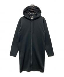 BLACK COMME des GARCONS（ブラックコムデギャルソン）の古着「ロングジップパーカー」｜ブラック