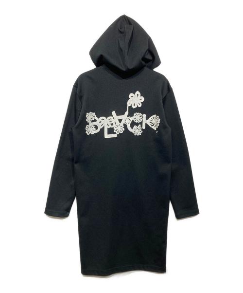 BLACK COMME des GARCONS（ブラックコムデギャルソン）BLACK COMME des GARCONS (ブラックコムデギャルソン) ロングジップパーカー ブラック サイズ:Sの古着・服飾アイテム