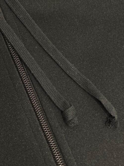 BLACK COMME des GARCONS（ブラックコムデギャルソン）BLACK COMME des GARCONS (ブラックコムデギャルソン) ロングジップパーカー ブラック サイズ:Sの古着・服飾アイテム