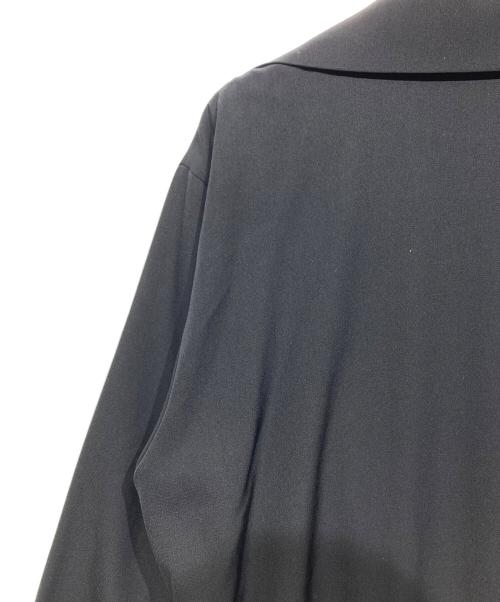 Y's（ワイズ）Y's (ワイズ) 前開きトッパーロングコート ブラック サイズ:4の古着・服飾アイテム