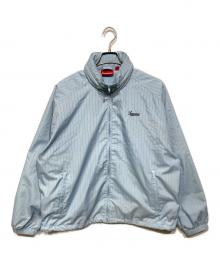 SUPREME（シュプリーム）の古着「REFLECTIVE PIN STRIPE TRACK JACKET」｜スカイブルー