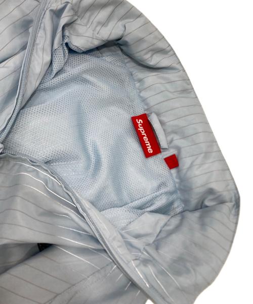 SUPREME（シュプリーム）Supreme (シュプリーム) REFLECTIVE PIN STRIPE TRACK JACKET スカイブルー サイズ:Mの古着・服飾アイテム