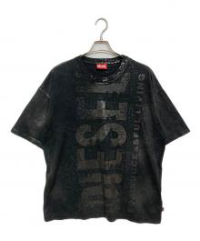 DIESEL（ディーゼル）の古着「プリントTシャツ」｜ブラック